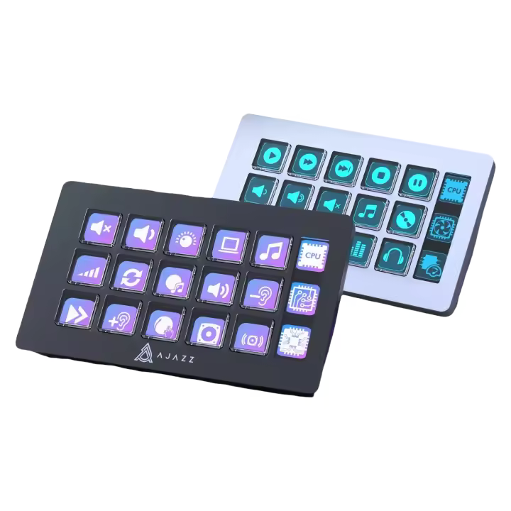 Joystick Ajazz AKP153E Versión Internacional Con Asistente Inteligente Para Escritorio Con Cable Teclado Mecánico De 61 Teclas Para Desktop Y Laptop - 1