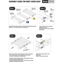 Techo de Almacenamiento de Acero Superior 46 x 36 x 4-1/2 Pulgadas Para SUV y Camionetas - details 6
