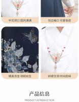 Conjunto de falda con cara de caballo de gama alta, disfraz antiguo de verano para niña pequeña, estilo chino Tang Hanfu, novedad de 2025 - details 0