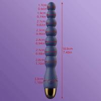 Embalaje privado SEXY Pareja Anal Bead Vibrador Para Vagina Estimulador De Clítoris Vibrador Butt Plugs Masculino Próstata Ano Masajeador Juguetes Sexuales Para Adultos - details 7