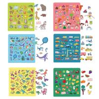 Libros educativos de pegatinas de gelatina, escena reutilizable impermeable, pegatinas silenciosas, juego a juego lavable, libro silencioso para niños para bricolaje - details 4