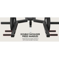 Mikolo Deltoid Shoulder Press hine, Elevación Lateral con Asiento y Respaldo Ajustables, Capacidad de Peso de 800 para la Parte Superior del Cuerpo hine - details 1