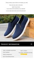 Zapatos de lona para hombre, calzado deportivo informal, cómodos zapatos de tabla para hombre, nuevos zapatos deportivos negros - details 1