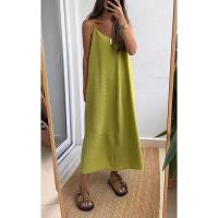 Vestido de verano para mujer, moda, color liso - details 4