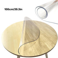 Protector de Mesa de Comedor de Madera Cubierta Protectora Redonda Clara para Hogares y Fiestas - details 3