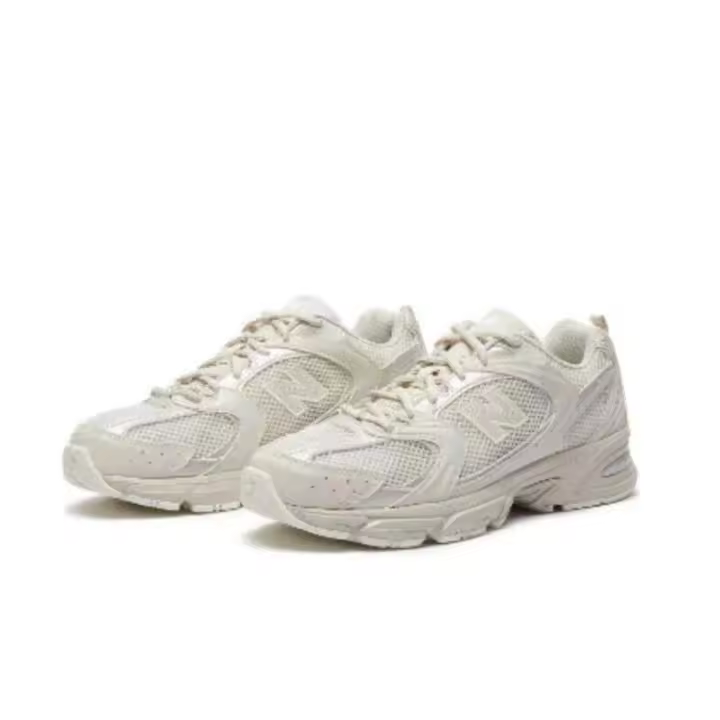 Leten 530 MR530AA1 Zapatos Deportivos para Hombres y Mujeres en Marrón Crema Claro Pegatinas de Pared - 1