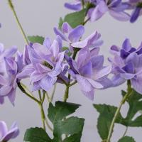 Flores de jazmín artificiales elegantes, tacto Real, simulación de seda hecha a mano, hermosa flor falsa, decoración de jardín - details 14