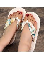 Zapatillas de moda Retro para mujer, chanclas informales de verano, Sandalias planas de playa, zapatillas planas de Punta abierta para mujer - details 2