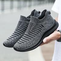 Zapatos informales transpirables para hombre, zapatos ligeros para caminar al aire libre, zapatillas antideslizantes para hombre, zapatos planos vulcanizados sin cordones 2023 - details 4