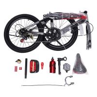Bicicleta de Montaña de Acero de Carbono Ajustable a la Altura Estilo Urbano con Frenos de Caliper, Botella de Agua, Compas Material de Acero al Carbono Deportes y Exteriores - details 8