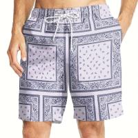Traje de Baño de Playa Hawaiiana 3D Impreso Traje Corto de Surf Casual para Hombres en Verano - details 5