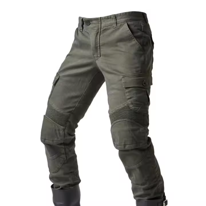 Pantalones Profesionales de Motocicleta Jeans de Ciclismo Anti-caída Clásicos de Motociclista - 1