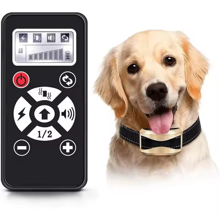 Collar Antiladidos para Adiestramiento de Perros 2 en 1, Comando at the Distance intercambiable, impermeable, recargable, Automático - 1