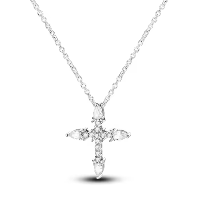 Collar de Plata 925 para Mujer Diseño de Paleta, Corazón, Luna, Geométrico Regalo de Joyería FINA - 1