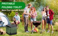 Inodoro portátil plegable para acampar con tapa, orinal portátil para adultos, Cubo de inodoro para coche, Camping al aire libre - details 0