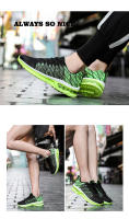 Zapatillas de correr para exteriores transpirables de malla Tamaño grande para parejas, con suelo de aire amortiguado Zapatillas deportivas casuales para hombres y mujeres - details 12
