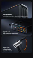 Inflador de Neumáticos de Coche Eléctrico Portátil Baseus Batería de 4000mAh - details 14