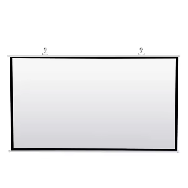 Pantalla de proyector para cine en casa, HD, blanco, plegable, Anti- - 1