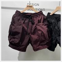 Nuevos pantalones cortos de trabajo de verano para hombre, pantalones cortos informales holgados de pierna recta de cinco piezas de estilo japonés, pantalones casuales versátiles - details 4