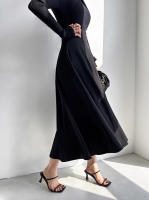 BGTEEVER-faldas elegantes y sueltas para mujer, faldas lisas de cintura alta, faldas Midi de gasa, moda de primavera y verano - details 11