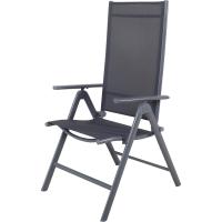 Silla plegable de aluminio Korfu, 67 x 59 x 113 cm, Carbón - details 51