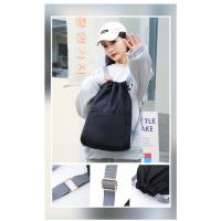 Mochila Impermeable Plegable con Cordón Ligera, Sencilla, Para Exteriores, Camping, Playa, Natación, Bolsas Deportivas Duraderas de Nylon para Yoga - details 5