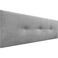 Pro cabeceros Cabezal tapizado Cama Lujo (Tela Gris, 150cm (Camas 150/160)) - details 0
