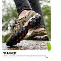 Zapatos casuales de verano para hombre, transpirables, de malla hueca, con suela suave, para senderismo y deportes al aire libre - details 6