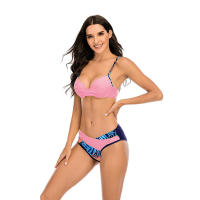 Conjunto de Bikini unicolor para mujer, bañador Sexy de realce de talla grande, traje de baño para mujer, ropa de playa brasileña, Bikini amarillo 2023 - details 13