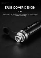WEST BIKING-bomba portátil de alta presión para bicicleta de montaña y carretera, válvula Schrader Presta, Inflador de neumáticos de aleación, 130psi - details 8