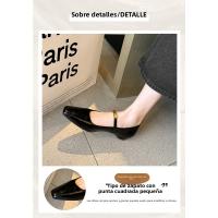Moda Versátil Francesa 2025 Zapatos de Mujer Gran Tamaño Estilo Viajero Comodidad Grasa - details 7