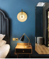 LEFAN-Lámpara de pared moderna para dormitorio, luz de fondo de lujo para sala de estar, ambiente creativo de Hotel, Simple - details 2