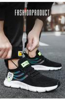 Zapatos deportivos para hombre, zapatillas informales ligeras y transpirables, zapatillas de correr negras de malla para exteriores, zapatillas deportivas para correr, tenis y caminar - details 1