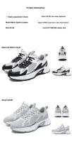 Zapatos informales para hombre, zapatos de papá de gran tamaño, parte superior de cuero de fibra ultrafina, suela de PU, watepoof beathable, summe y - details 11