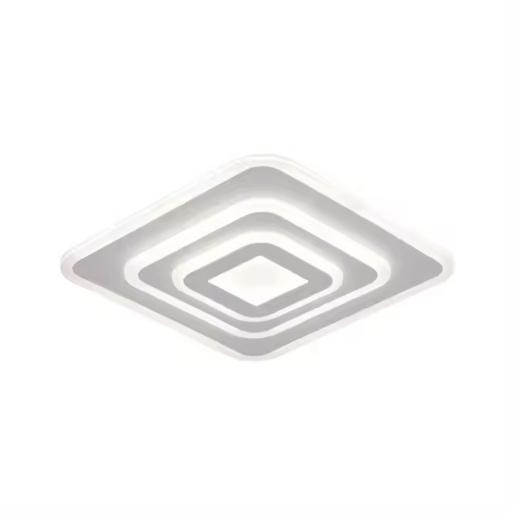Plafón ultrafino acrílico Goeco blanco 30*5CM luz neutra 4000K 42W 220V - 1