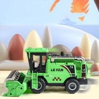 Cosechadora de simulación de granja, juguete de cosechadora, grúa, Tractor de juguete para niños, carrito de granjero, juguete, camión volquete de habilidades manuales - details 6