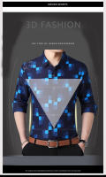 Camisas a cuadros para hombre, camisa de manga larga con botones, informal, Social, negocios, oficina, talla grande 7XL - details 2