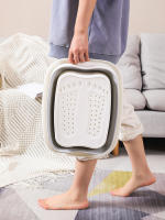 Cubo de Masaje de Pies Plegable Bañera de Spa Portátil para Hogar Tubo de Baño de Pedicura - details 9
