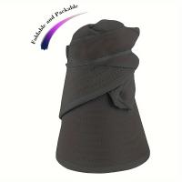 Gorra de Sol de Verano para Mujer Sombrero de Playa con Borla Ancha Gorra de Béisbol con Visera de Flor Protección Solar Casual de Viaje - details 7