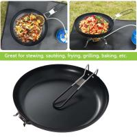 Utensilios de cocina antiadherentes, palas plegables, cucharas, ollas recubiertas resistentes a los arañazos, picnics de senderismo para acampar al aire libre - details 4