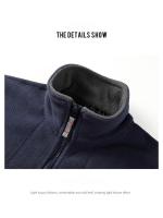 New Men Fleece Jacket Pockets Thicken Polar Jackets Cold-Proof Overcoat Plus Size Women Coat Winter Windbreaker Jackets For Men - details 11