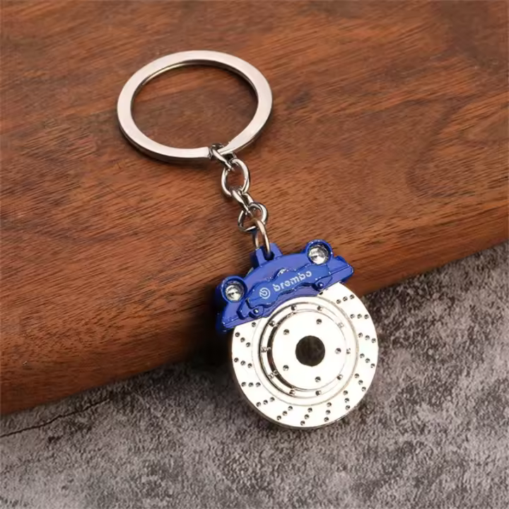 Llavero de Rueda Creativo Modificación de Metal Regalo de Recuerdo Colgante de Bolsa - 1