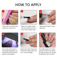 Parkson-esmalte de uñas en Gel, barniz híbrido para manicura, capa Base superior mate, arte de uñas, gel de floración de cutículas, 8/10ml - details 4