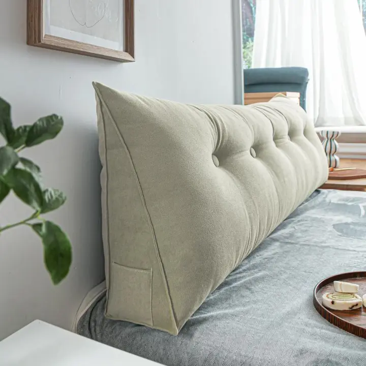 Cojín de Triángulo para Taburete Alivio del Dolor Sofá Cojín de Lomo para Dormir Decorativos para Cama Material de Alta Calidad - 1
