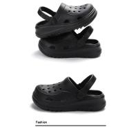 Zuecos de mujer 2024, novedad, sandalias de plataforma gruesa, cómodas pantuflas de moda, sandalias de playa de verano - details 3
