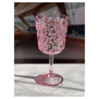 Juego de 4 vasos de plástico Paisley (13 oz), juego de vasos acrílicos sin BPA, vasos irrompibles, copas de vino - details 4