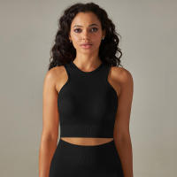 Hamidou-Sujetador deportivo Push Up para mujer, sostén de Fitness a prueba de golpes, para Yoga, correr, chaleco Sexy - details 5