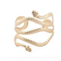 69HB Retro griego romano abierto pulsera de serpiente brazalete superior del brazo Cufrmlet Festival joyería de danza nupcial - details 8