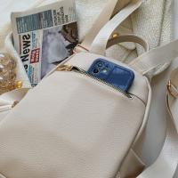 Bolso mujer 2025 nueva mochila de cuero suave para mujer, mochila pequeña de viaje literario de moda bolso de mujer - details 4