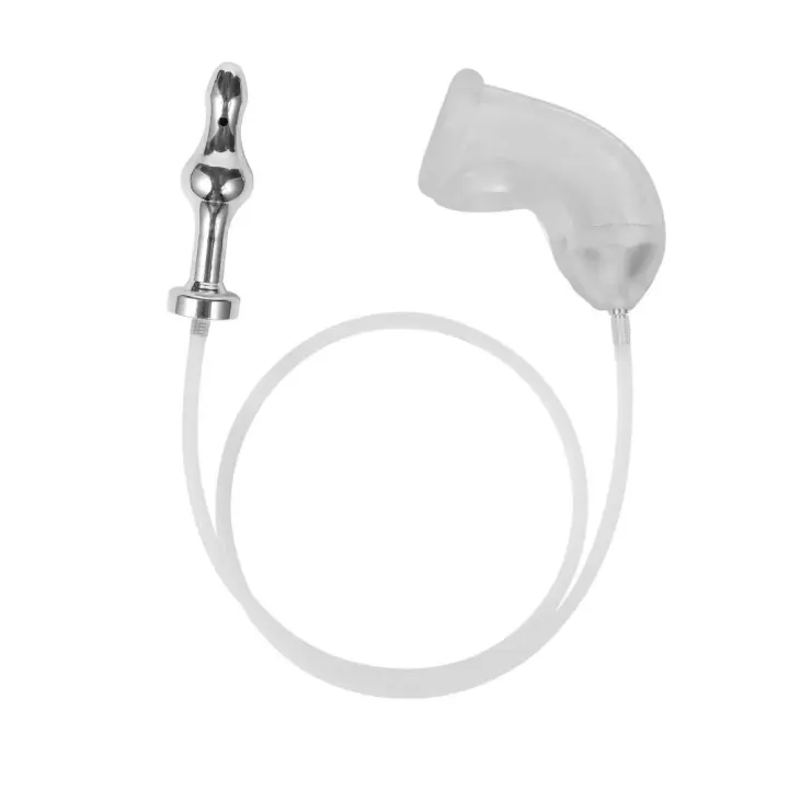 Esclavitud Sexual Irritatio Anal Plug Chastity Cage 2 en 1 estimulan ButtPlug y funda para pene glande masturbación juguetes sexys para hombres - 1